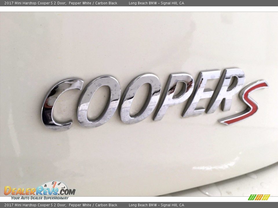 2017 Mini Hardtop Cooper S 2 Door Pepper White / Carbon Black Photo #7