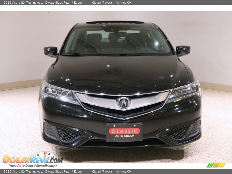 2016 Acura ILX Technology Crystal Black Pearl / Ebony Photo #2