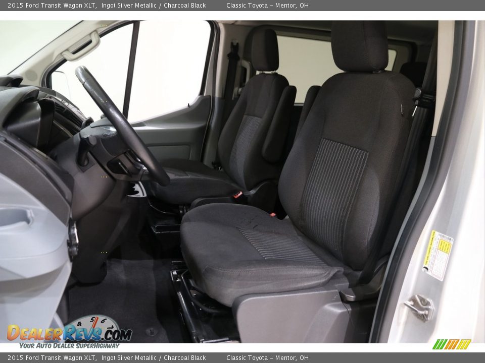 2015 Ford Transit Wagon XLT Ingot Silver Metallic / Charcoal Black Photo #5