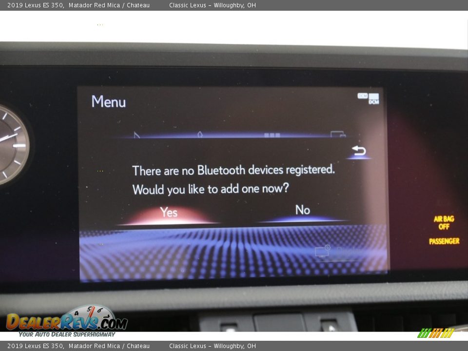 2019 Lexus ES 350 Matador Red Mica / Chateau Photo #12