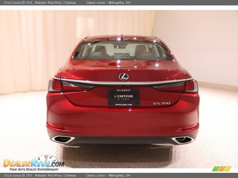 2019 Lexus ES 350 Matador Red Mica / Chateau Photo #20
