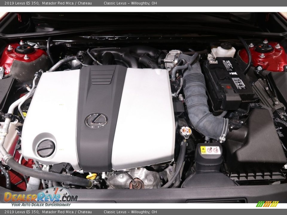 2019 Lexus ES 350 Matador Red Mica / Chateau Photo #21