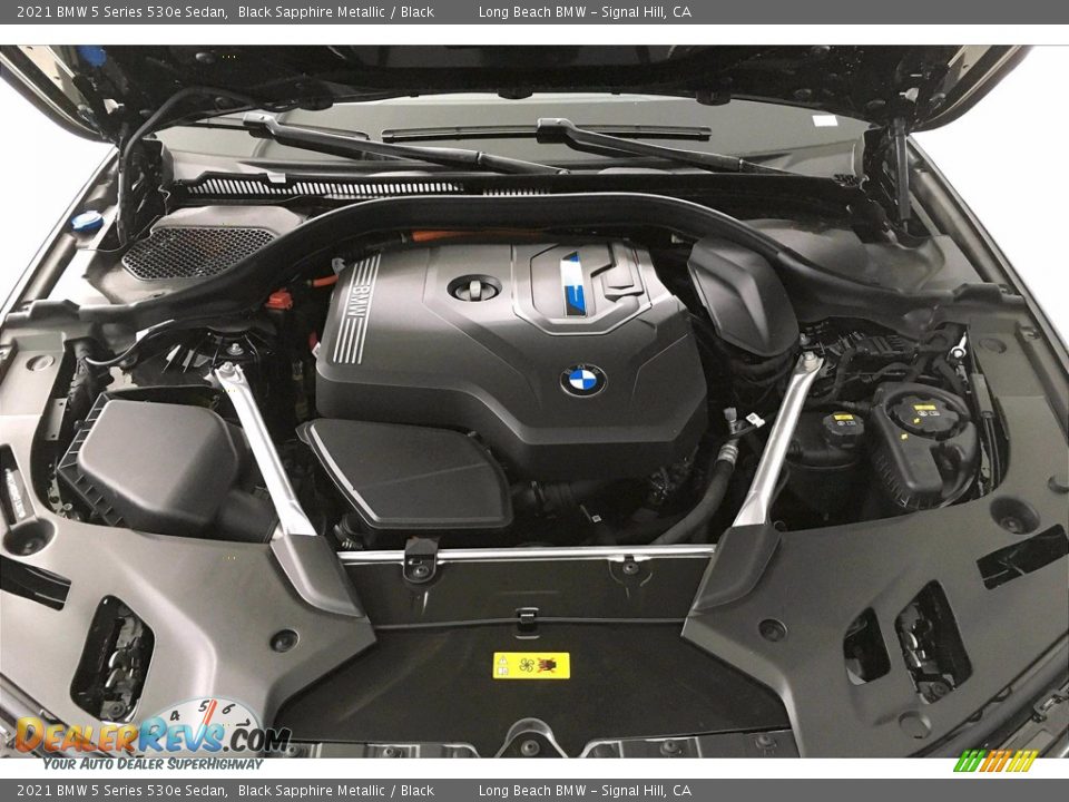 2021 BMW 5 Series 530e Sedan Black Sapphire Metallic / Black Photo #10