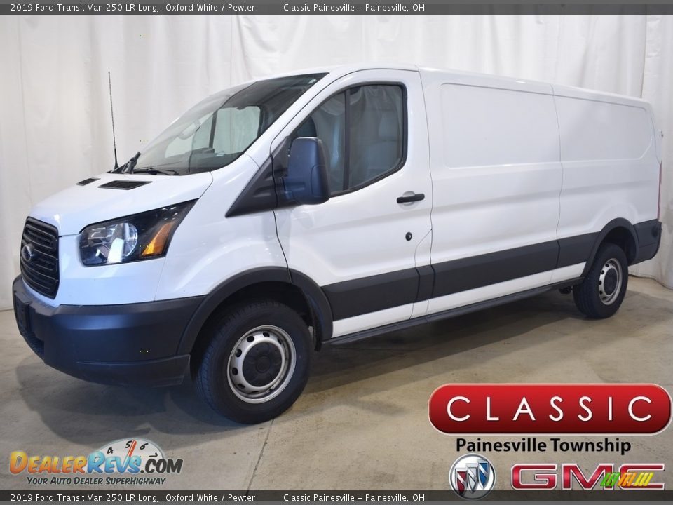 2019 Ford Transit Van 250 LR Long Oxford White / Pewter Photo #1