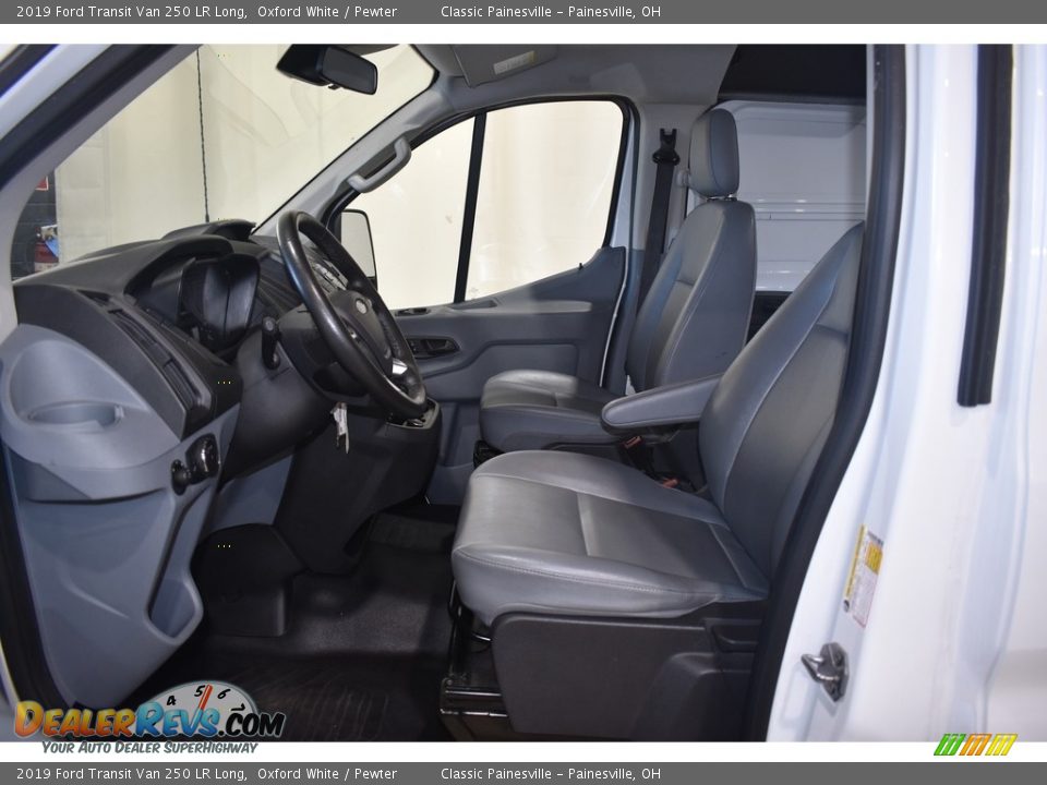 2019 Ford Transit Van 250 LR Long Oxford White / Pewter Photo #6