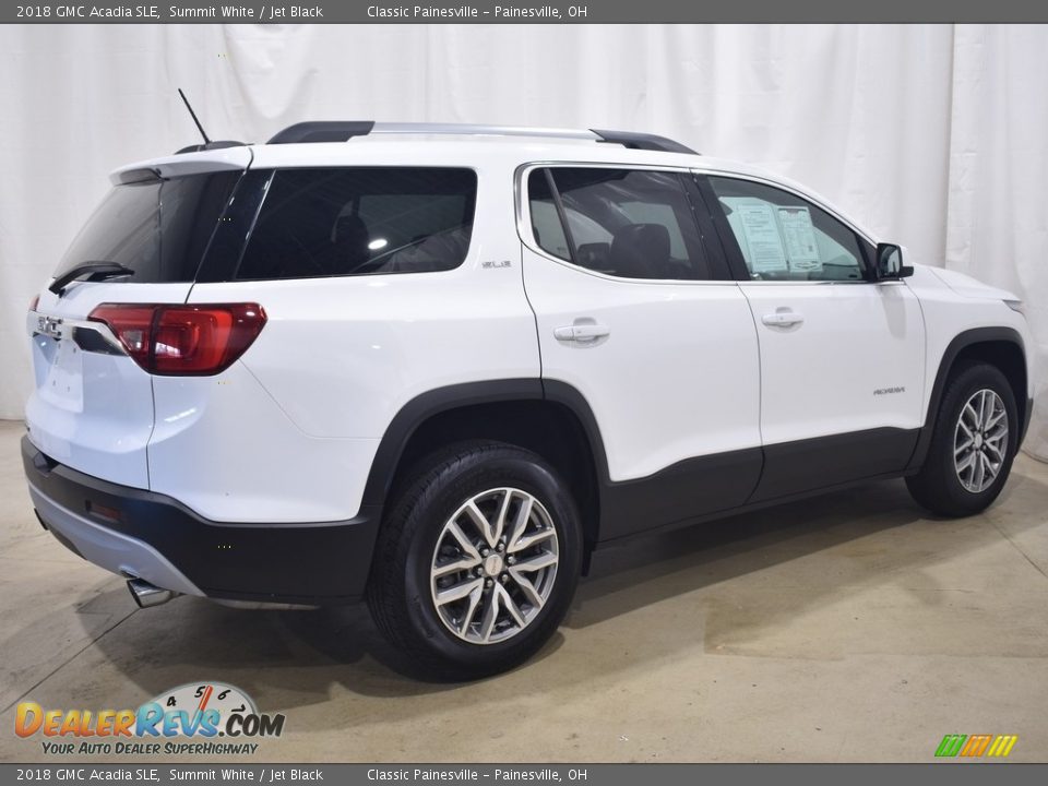 2018 GMC Acadia SLE Summit White / Jet Black Photo #2