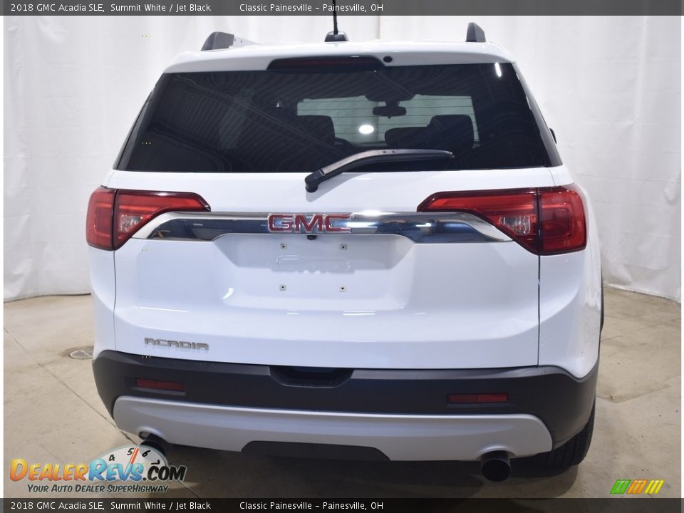 2018 GMC Acadia SLE Summit White / Jet Black Photo #3