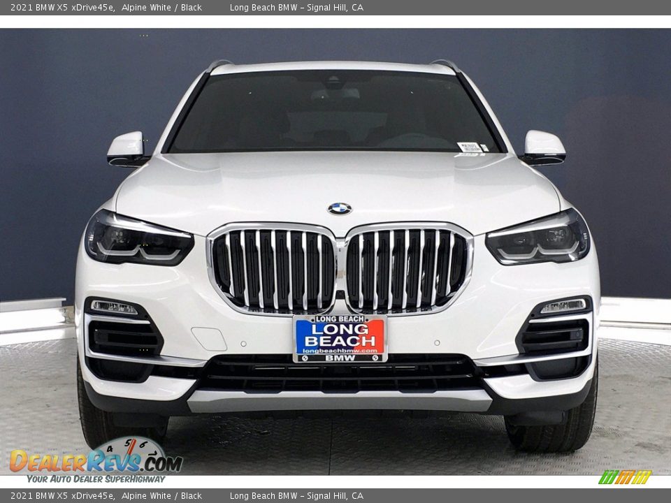 2021 BMW X5 xDrive45e Alpine White / Black Photo #2