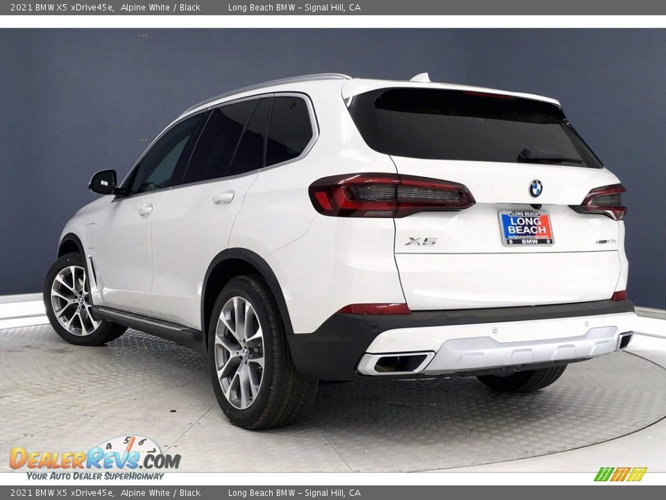 2021 BMW X5 xDrive45e Alpine White / Black Photo #3