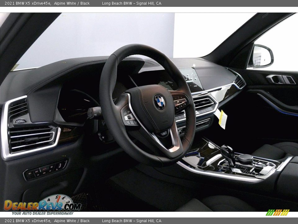 2021 BMW X5 xDrive45e Alpine White / Black Photo #7