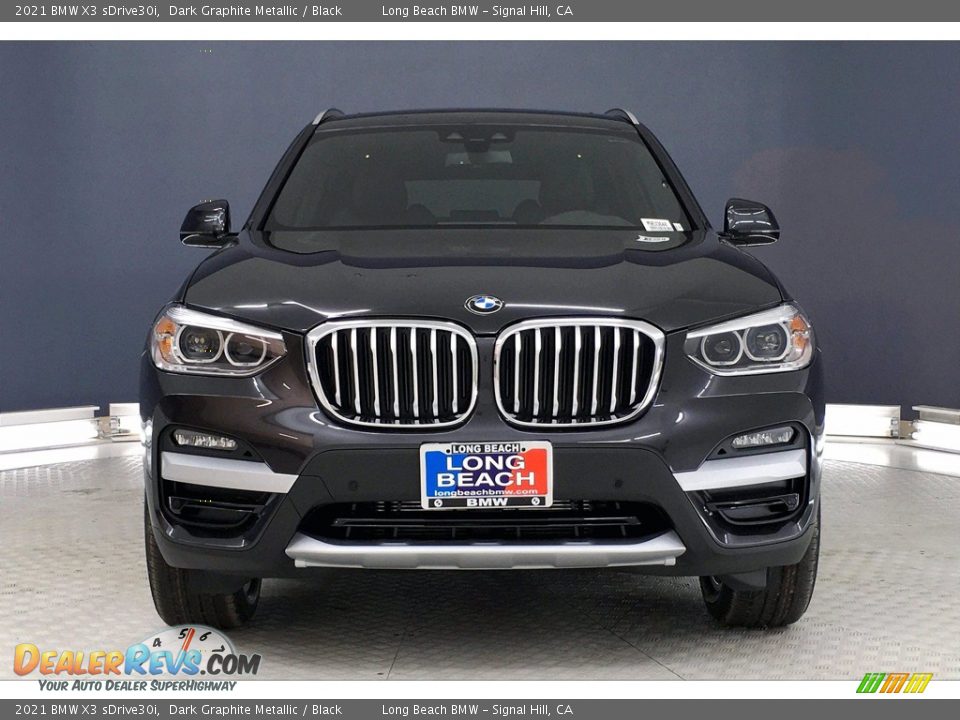 2021 BMW X3 sDrive30i Dark Graphite Metallic / Black Photo #2