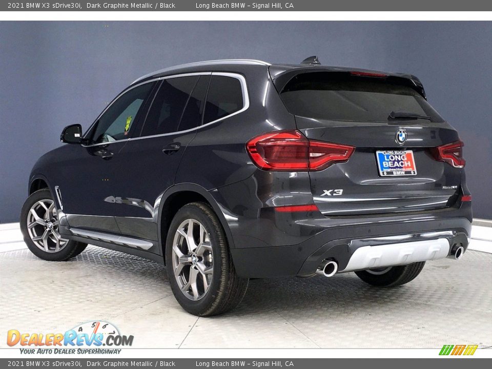 2021 BMW X3 sDrive30i Dark Graphite Metallic / Black Photo #3