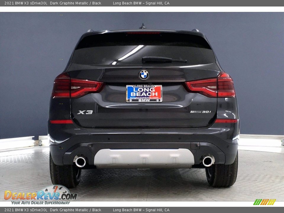 2021 BMW X3 sDrive30i Dark Graphite Metallic / Black Photo #4