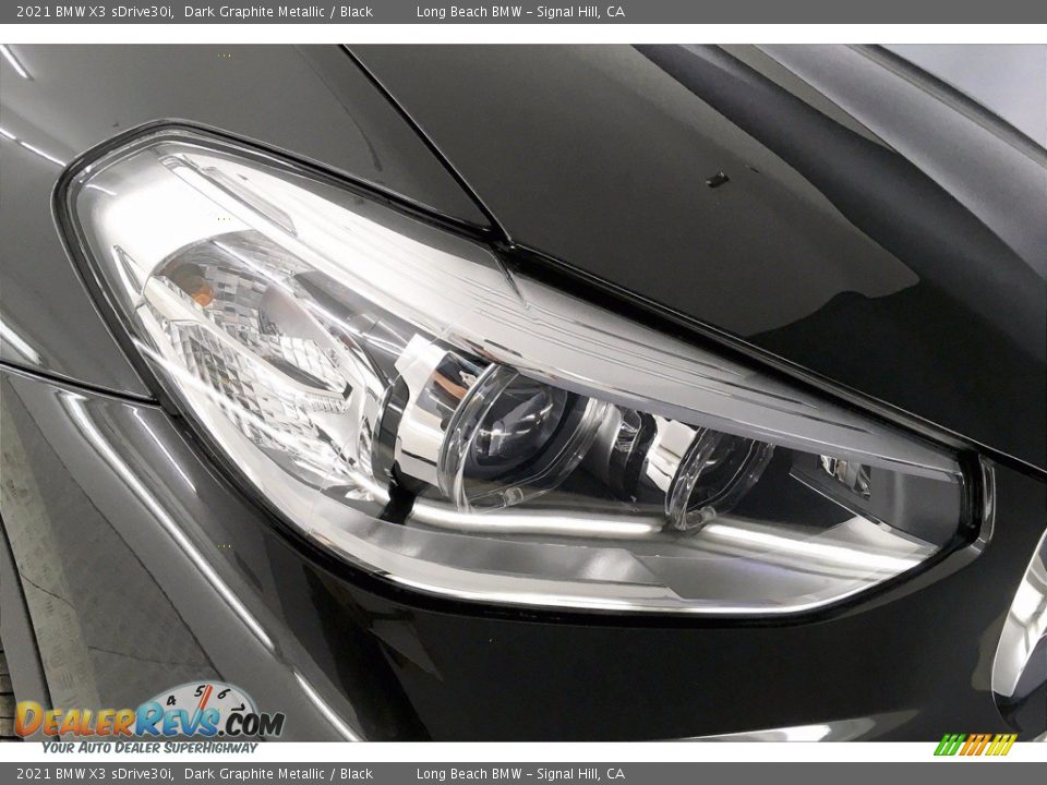 2021 BMW X3 sDrive30i Dark Graphite Metallic / Black Photo #14