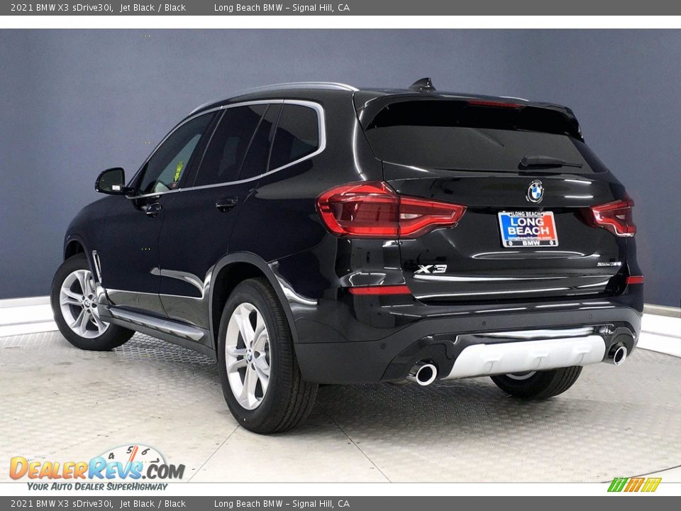 2021 BMW X3 sDrive30i Jet Black / Black Photo #3