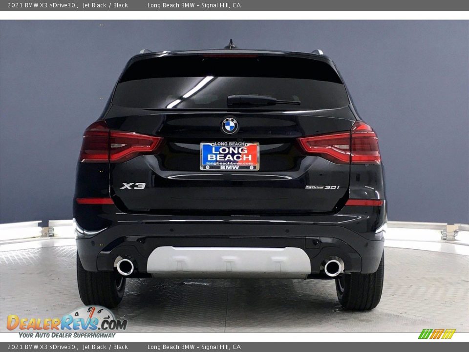 2021 BMW X3 sDrive30i Jet Black / Black Photo #4