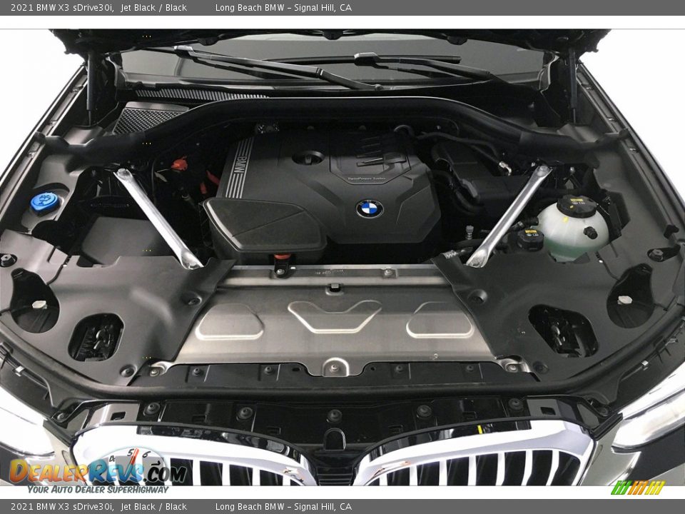 2021 BMW X3 sDrive30i Jet Black / Black Photo #10