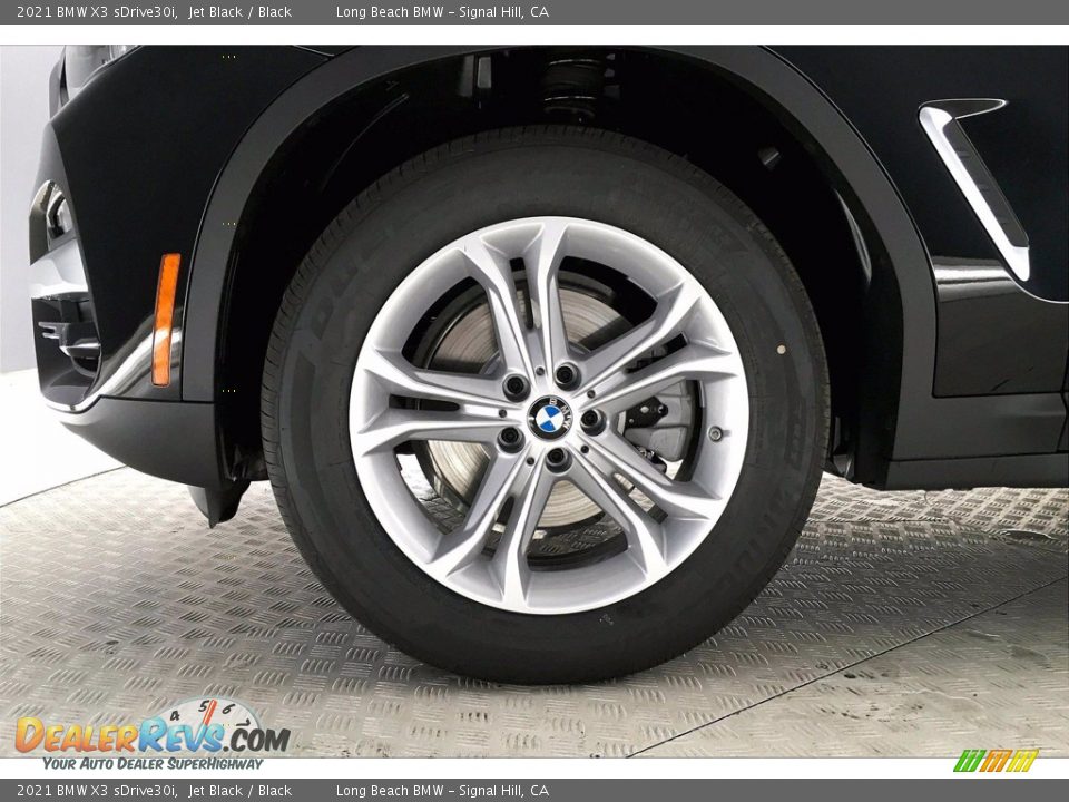 2021 BMW X3 sDrive30i Jet Black / Black Photo #12