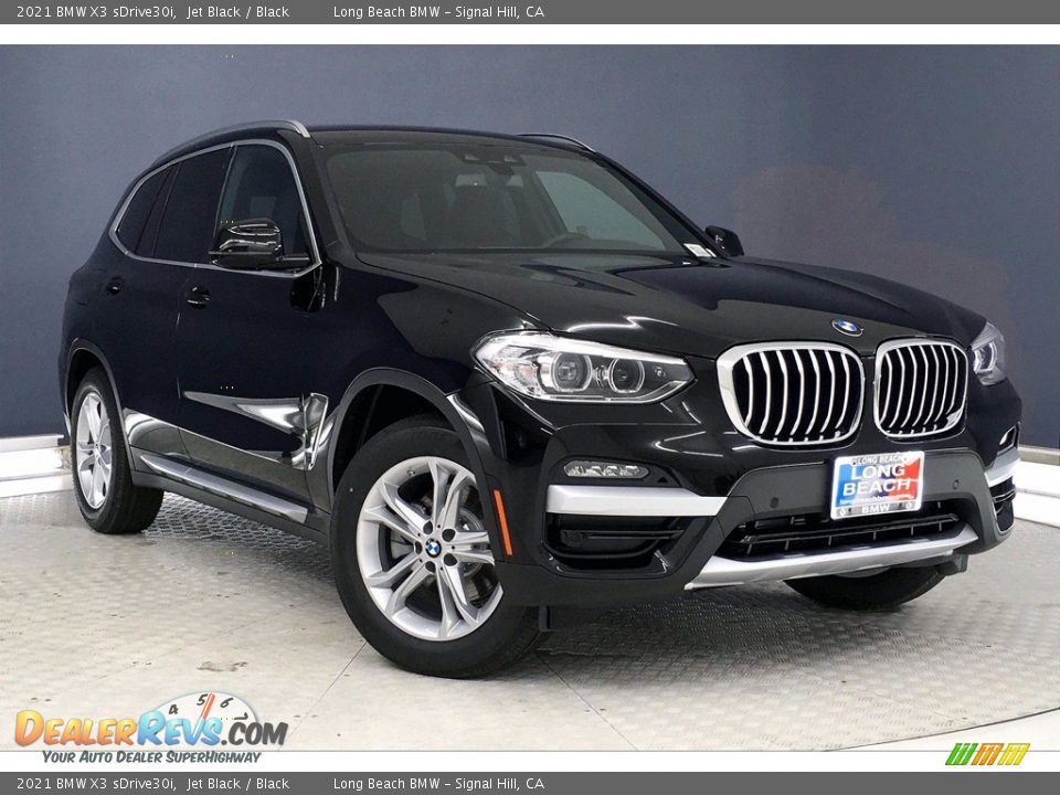 2021 BMW X3 sDrive30i Jet Black / Black Photo #19