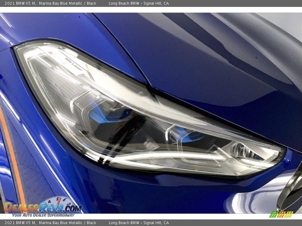 2021 BMW X5 M Marina Bay Blue Metallic / Black Photo #14