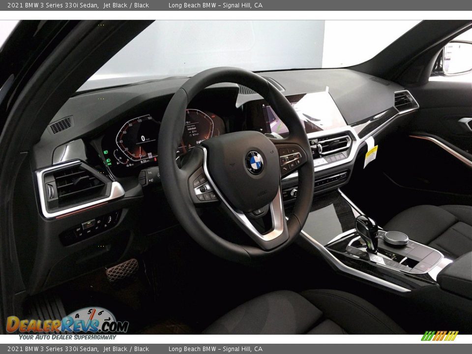 2021 BMW 3 Series 330i Sedan Jet Black / Black Photo #7