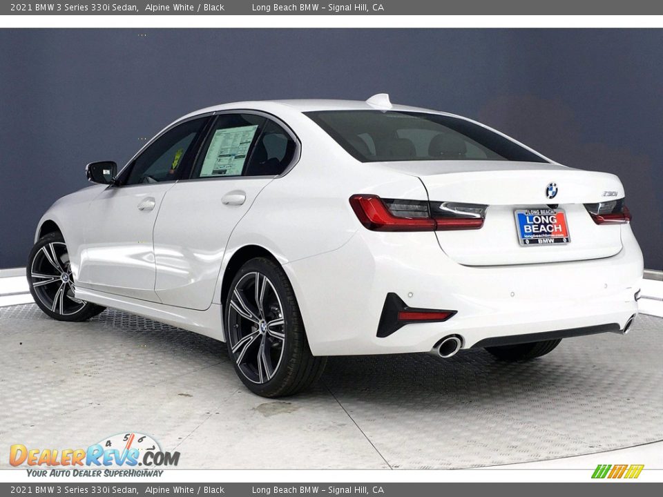 2021 BMW 3 Series 330i Sedan Alpine White / Black Photo #3