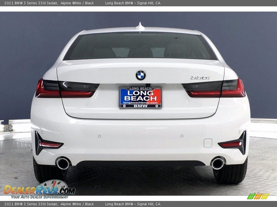 2021 BMW 3 Series 330i Sedan Alpine White / Black Photo #4