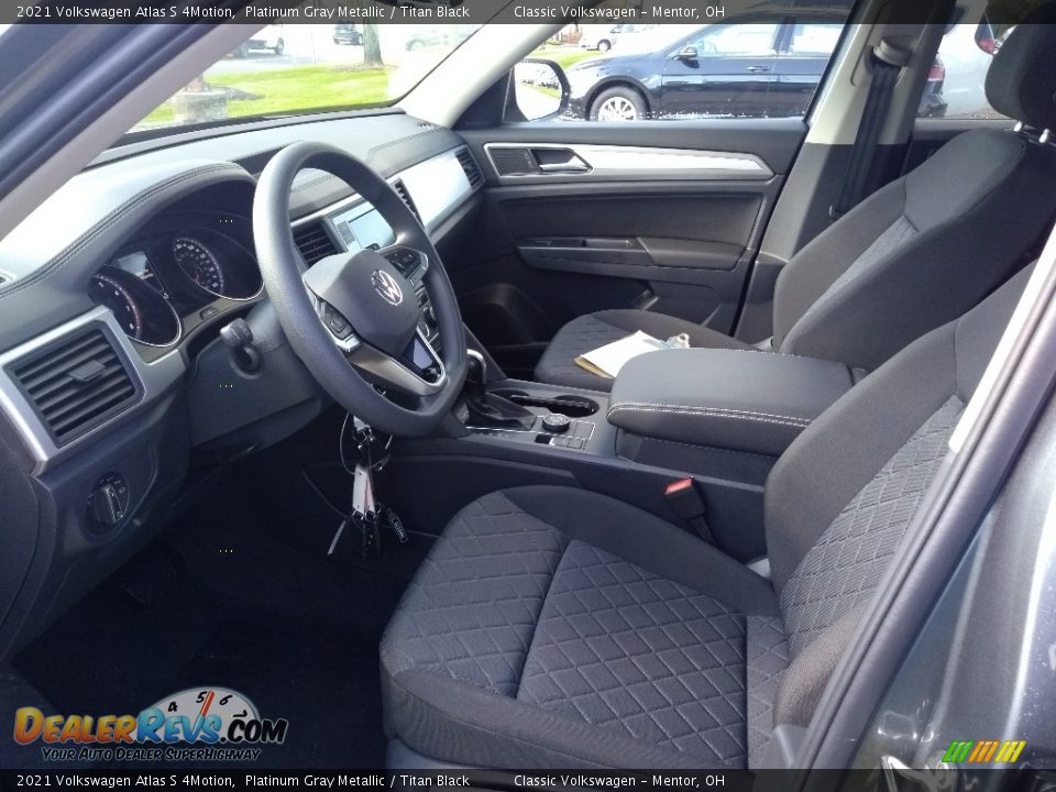 Front Seat of 2021 Volkswagen Atlas S 4Motion Photo #4
