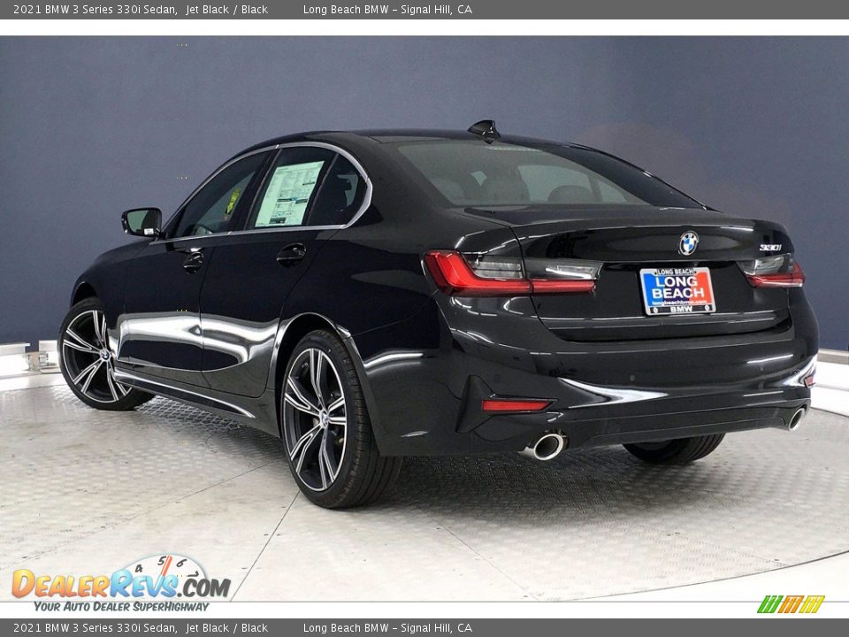 2021 BMW 3 Series 330i Sedan Jet Black / Black Photo #3