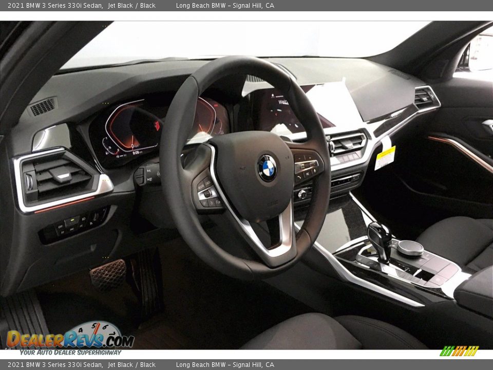 2021 BMW 3 Series 330i Sedan Jet Black / Black Photo #7