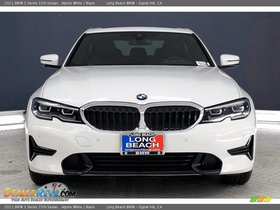 2021 BMW 3 Series 330i Sedan Alpine White / Black Photo #2