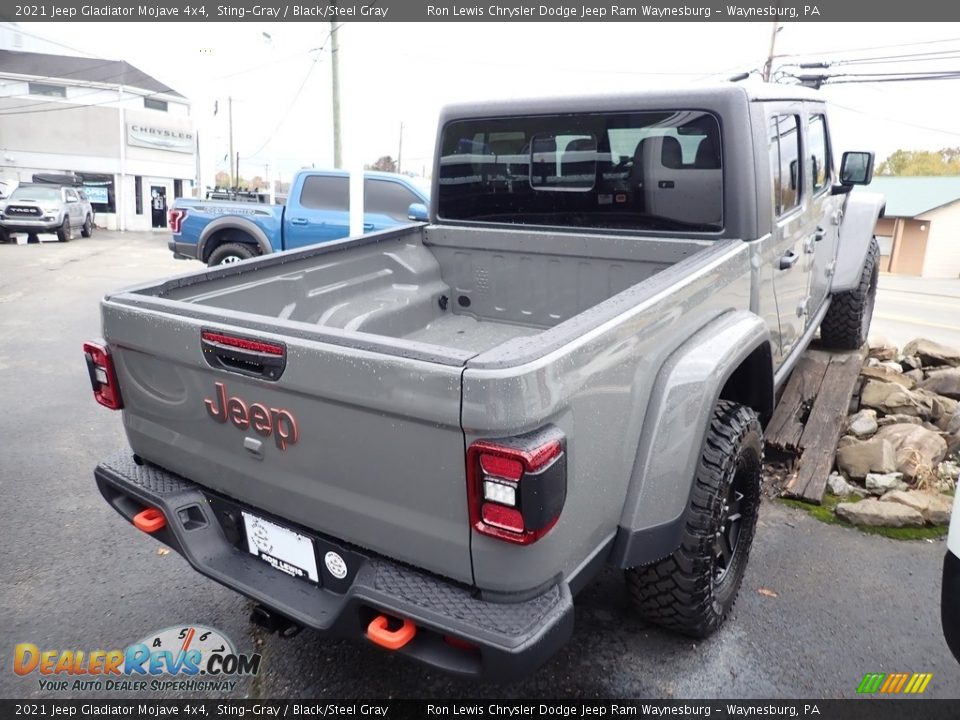 2021 Jeep Gladiator Mojave 4x4 Sting-Gray / Black/Steel Gray Photo #5