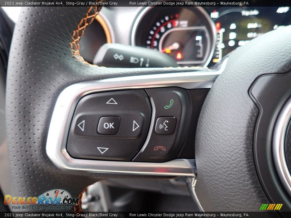 2021 Jeep Gladiator Mojave 4x4 Steering Wheel Photo #20