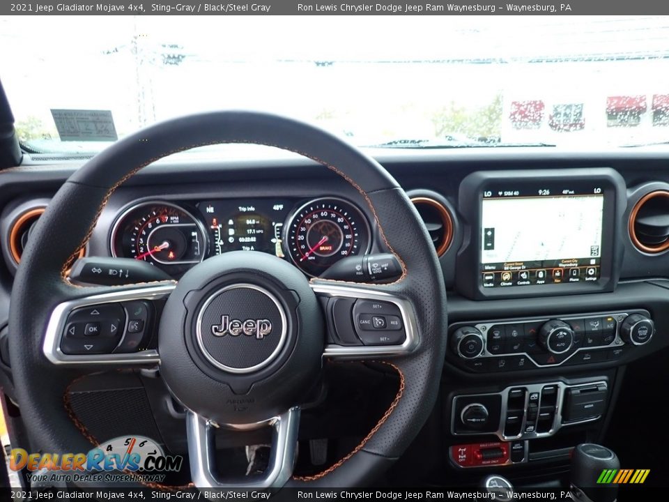 Dashboard of 2021 Jeep Gladiator Mojave 4x4 Photo #23