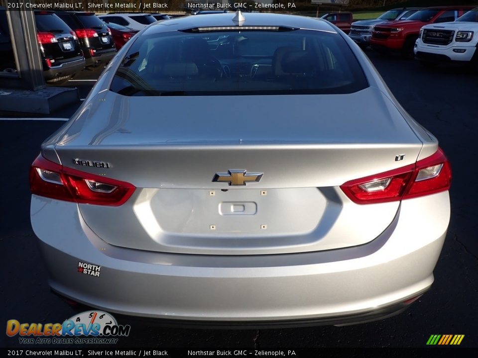 2017 Chevrolet Malibu LT Silver Ice Metallic / Jet Black Photo #10