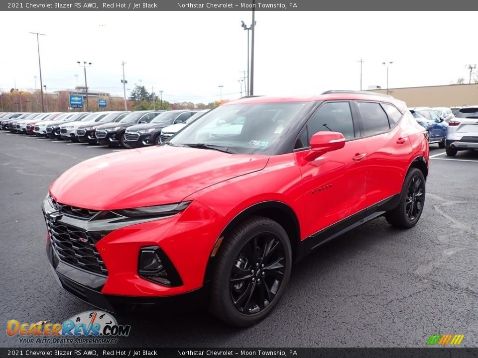 2021 Chevrolet Blazer RS AWD Red Hot / Jet Black Photo #1