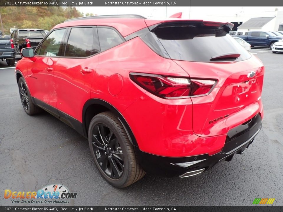 2021 Chevrolet Blazer RS AWD Red Hot / Jet Black Photo #4