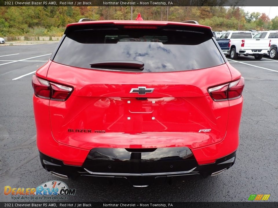 2021 Chevrolet Blazer RS AWD Red Hot / Jet Black Photo #5