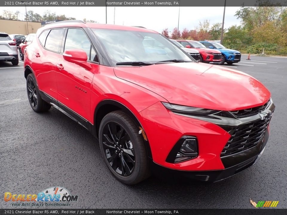 2021 Chevrolet Blazer RS AWD Red Hot / Jet Black Photo #8