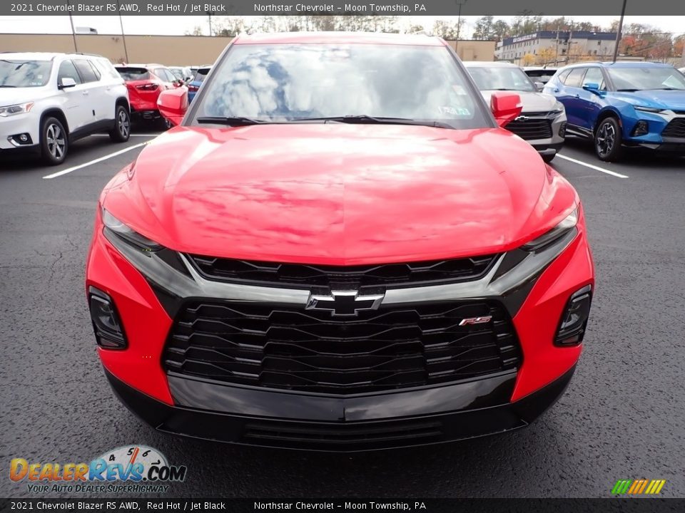 2021 Chevrolet Blazer RS AWD Red Hot / Jet Black Photo #9