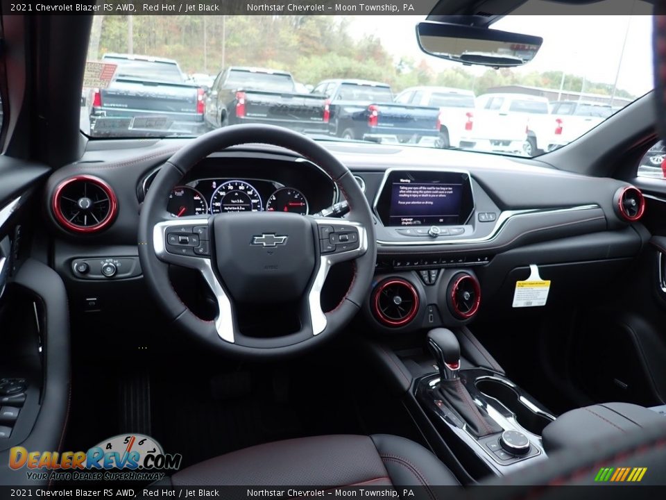 2021 Chevrolet Blazer RS AWD Red Hot / Jet Black Photo #14