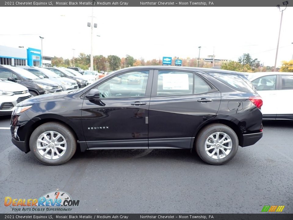 2021 Chevrolet Equinox LS Mosaic Black Metallic / Medium Ash Gray Photo #3