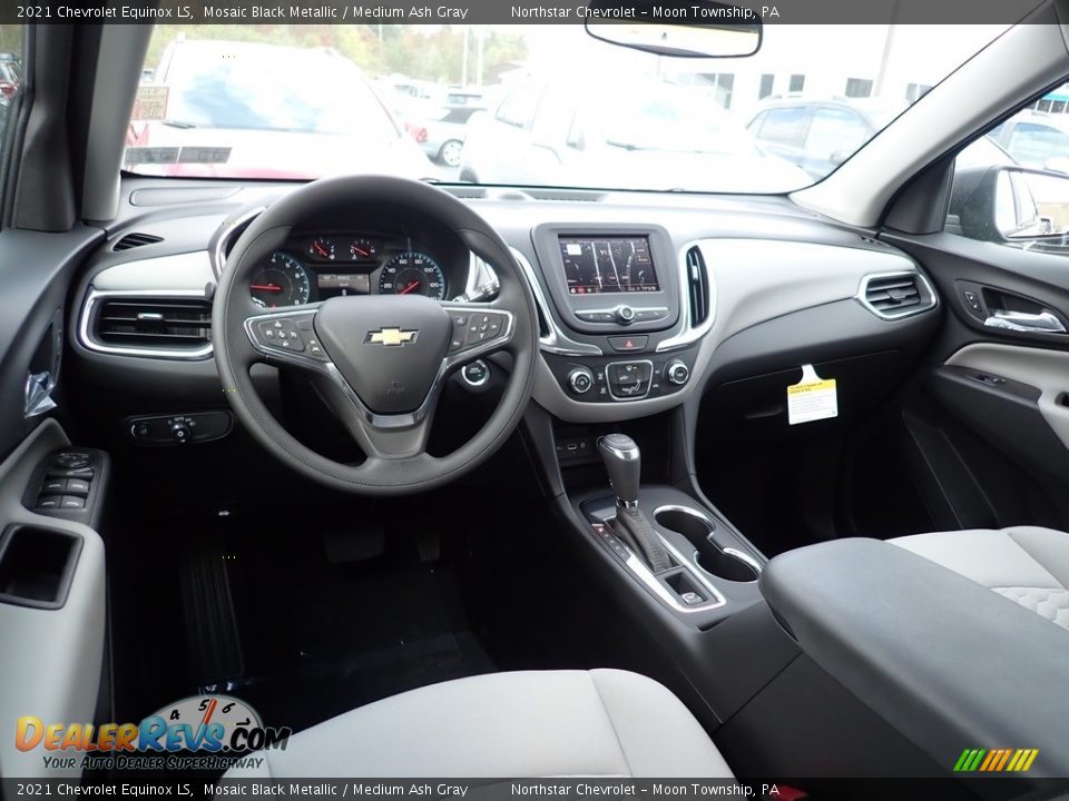 Medium Ash Gray Interior - 2021 Chevrolet Equinox LS Photo #13