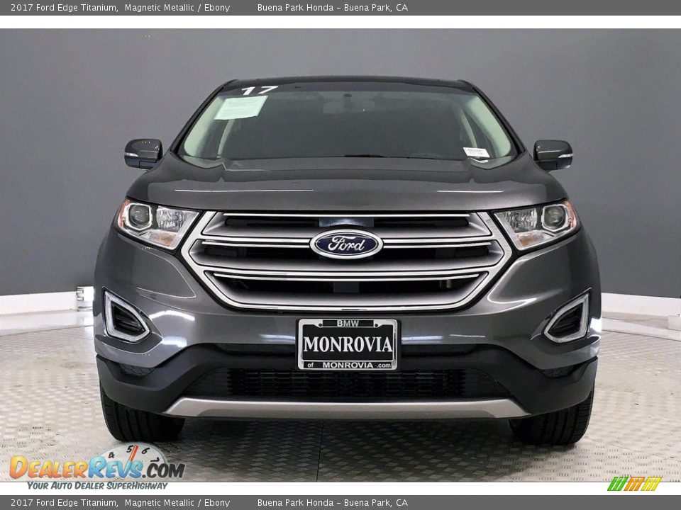 2017 Ford Edge Titanium Magnetic Metallic / Ebony Photo #2