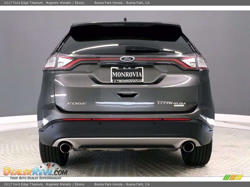 2017 Ford Edge Titanium Magnetic Metallic / Ebony Photo #3