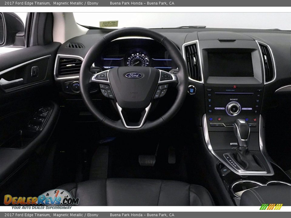 Dashboard of 2017 Ford Edge Titanium Photo #4