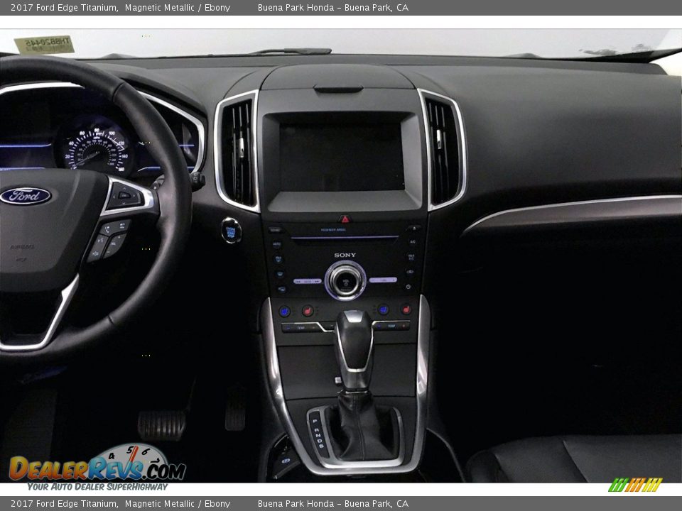 Dashboard of 2017 Ford Edge Titanium Photo #5