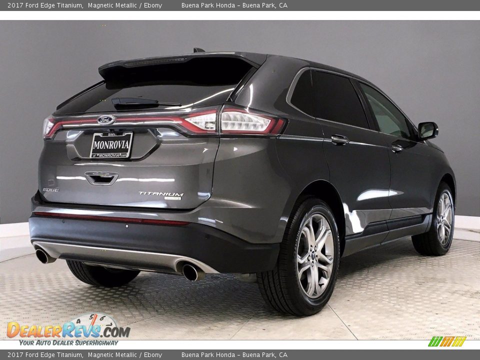 Magnetic Metallic 2017 Ford Edge Titanium Photo #13