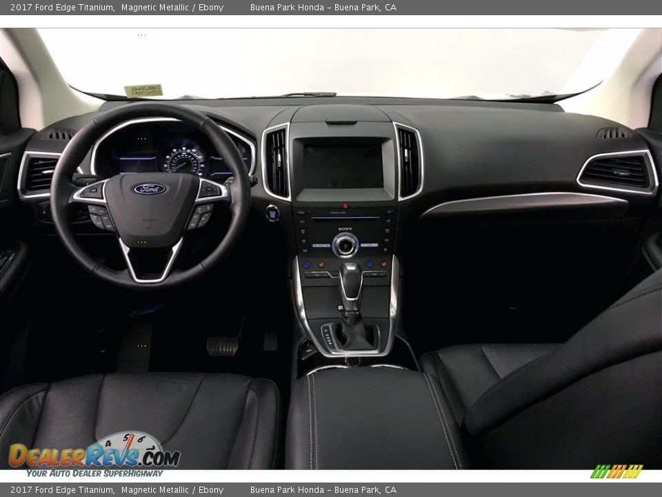 Dashboard of 2017 Ford Edge Titanium Photo #15