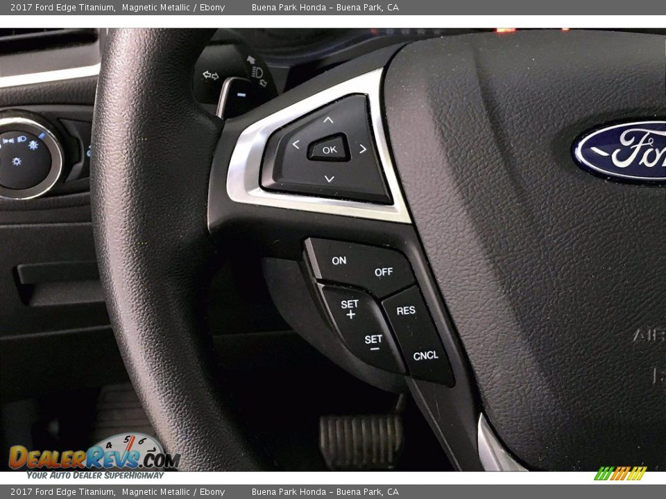 2017 Ford Edge Titanium Steering Wheel Photo #18